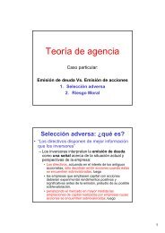 Teoría de agencia - tema 2