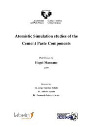 Atomistic Simulation studies of the Cement Paste Components