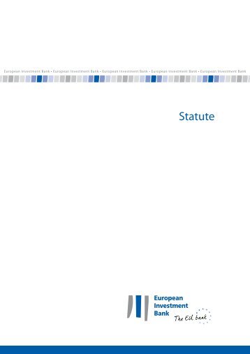 EIB Statute 2013 - European Investment Bank