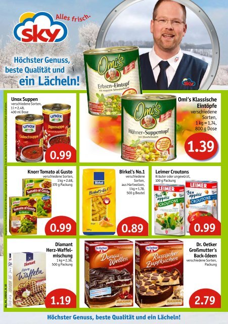 Höchster Genuss, beste Qualität und ein Lächeln! - Einkauf-aktuell.info