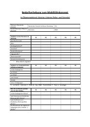 Bedarfserhebung zum Mobilitätskonzept - Gemeinde Deutsch ...