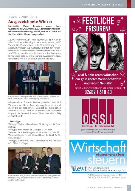 Ausgabe 12 2013 - Eisenstadt