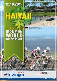 Eitzinger Sports Ironman Hawaii
