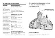 gemeindebrief Dez.2012 - Febr. 2013 - Evangelischer Kirchenkreis ...