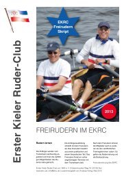 Das EKRC Freiruder-Skript - Erster Kieler Ruder-Club von 1862 e. V.