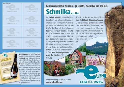 ELBERADWEG - Sächsische Schweiz und Elbsandsteingebirge