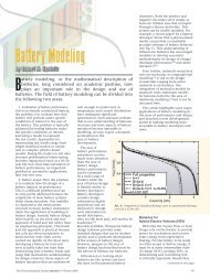 Battery Modeling - The Electrochemical Society