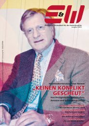 keinen konflikt gescheut - E&W