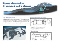 Why pumped hydro storage? Thyristor-controlled AC/AC-converter