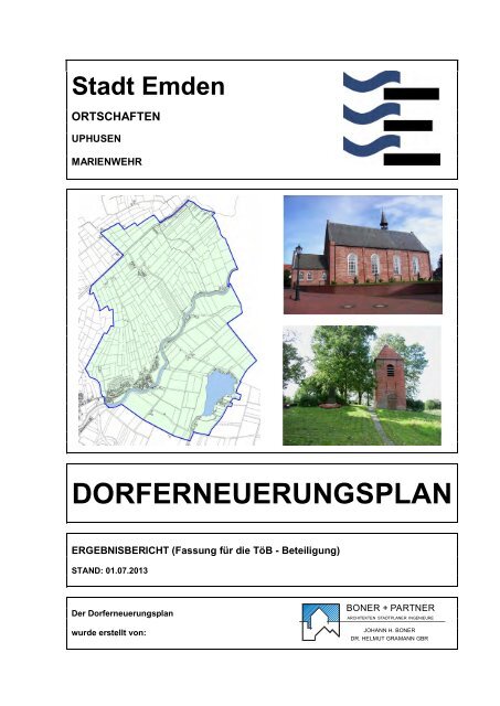 ENTWURF Dorferneuerungsplan, Teil 1 - Stadt Emden