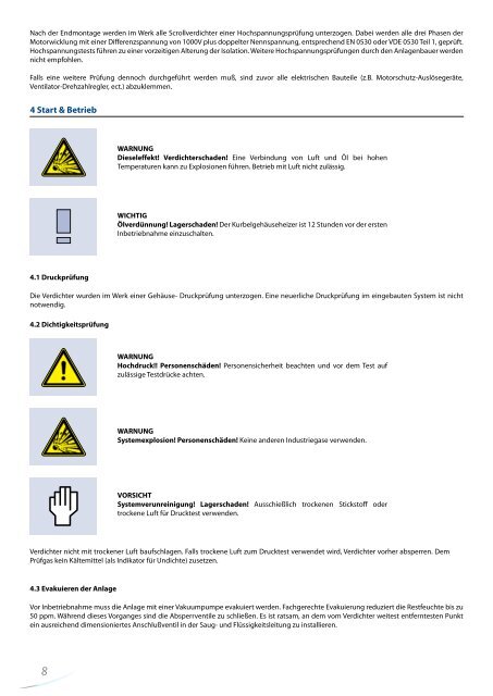 Montageanleitung - Emerson Climate Technologies