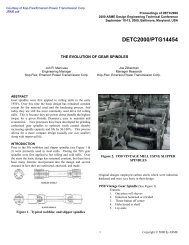 The Evolution of Gear Spindles - Emerson Industrial Automation