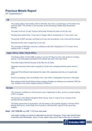 Precious Metals Report 29 September 2013 - Emirates NBD