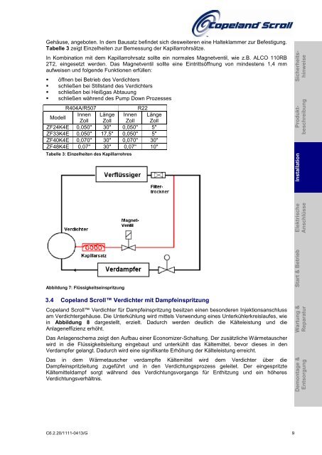 Scroll Verdichter für Kälteanwendungen - Emerson Climate ...