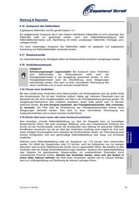 Scroll Verdichter für Kälteanwendungen - Emerson Climate ...