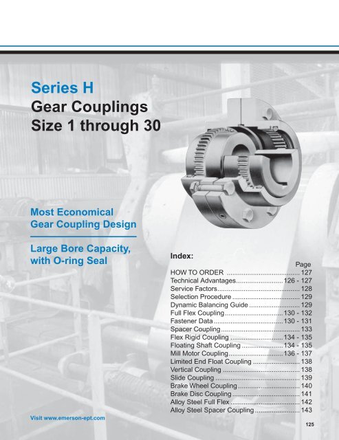 Kop-Flex Industrial Coupling Product Catalog - Form 8887E