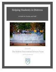 Helping Students in Distress - Emory University