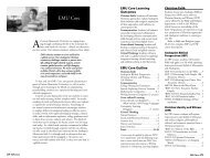 EMU Core Curriculum - Eastern Mennonite University