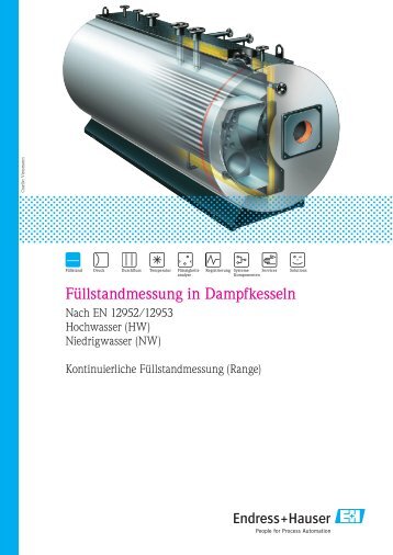 Füllstandmessung in Dampfkesseln - Endress+Hauser