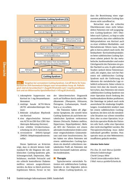 Sonderheft - Deutsche Gesellschaft für Endokrinologie