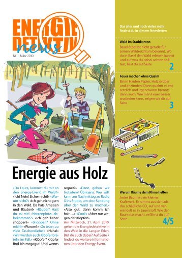 Energie aus Holz - Energiedetektive