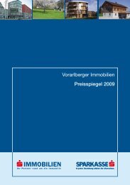 Vorarlberger Immobilien Preisspiegel 2009