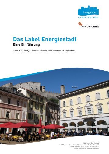 Das Label Energiestadt Eine Einführung