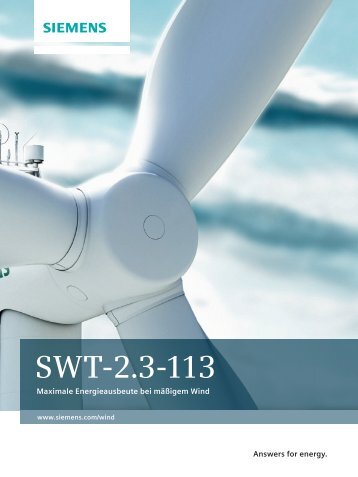 SWT-2.3-113 - siemens