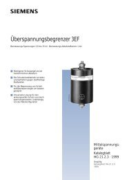 Überspannungsbegrenzer 3EF - Siemens Energy