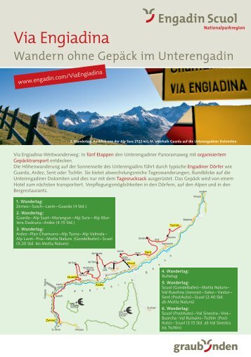 Flyer Via Engiadina (PDF) - Engadin