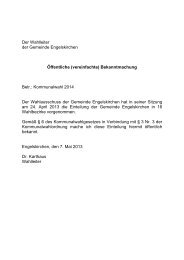 2013-07-15 Einteilung Wahlbezirke 2014 - Engelskirchen