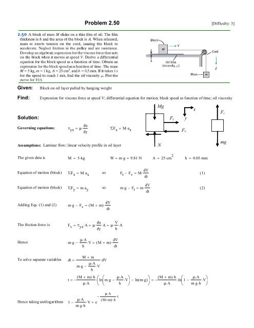 Mathcad - Problem 2.50.xmcd