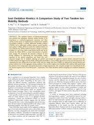 Soot Oxidation Kinetics: A Comparison Study of Two Tandem Ion ...