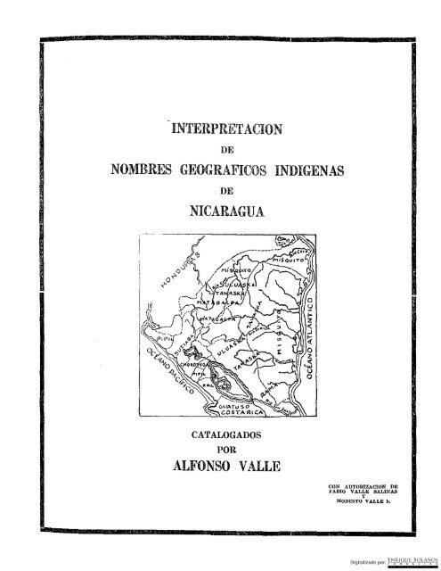 Revista Conservadora Interpretacion De Nombres Geograficos