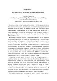 Sex Determination and Gonadal Sex Differentiation in Fish Special ...