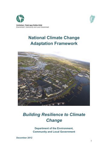 National Climate Change Adaptation Framework - Department of ...