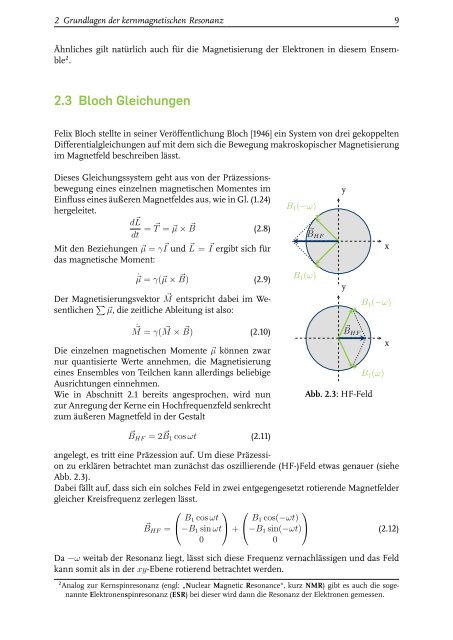 Erweiterung des NMR-Versuchs im F-Praktikum um eine ...