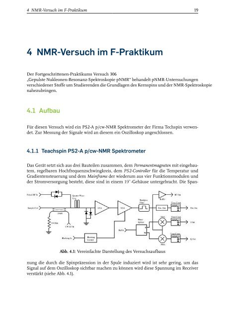 Erweiterung des NMR-Versuchs im F-Praktikum um eine ...