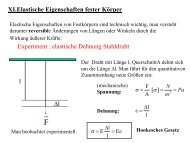 VI. Elastische Eigenschaften fester Körper