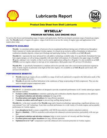 Lubricants Report - Epc Shell