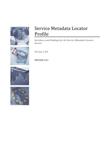 Interfaces and bindings for the Service Metadata ... - ePractice.eu