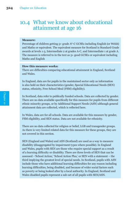 Chapter 10: Education - Equality and Human Rights Commission