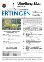 Ausgabe 22 vom 29.05.2013 - Ertingen