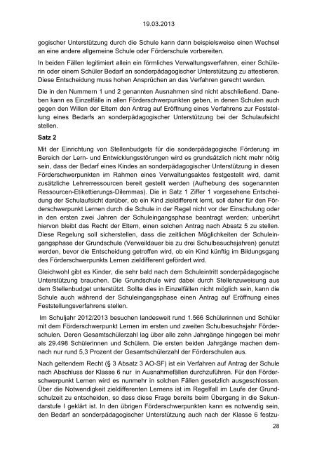 der Gesetzentwurf - Stadt Gelsenkirchen, Referat Erziehung und ...