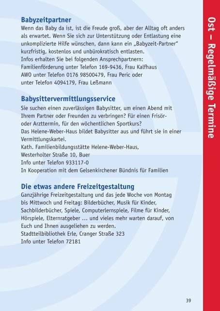 Knirps, Fratz & Co. 2. Halbjahr 2013 - Stadt Gelsenkirchen, Referat ...