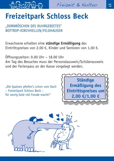 Ferienpass 2013 - Stadt Gelsenkirchen, Referat Erziehung und ...