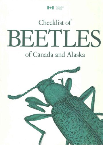 Checklist of - Entomological Society of Canada