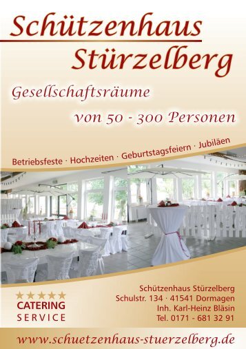 Jubiläen Grillservice es ry v t ic ra e P -  Schützenhaus Stürzelberg