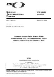 ETS 300 203 - Integrated Services Digital Network (ISDN ... - ETSI