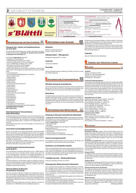 Amtsblatt vom 05.12.2013 (KW 49) - Stadt Ettenheim